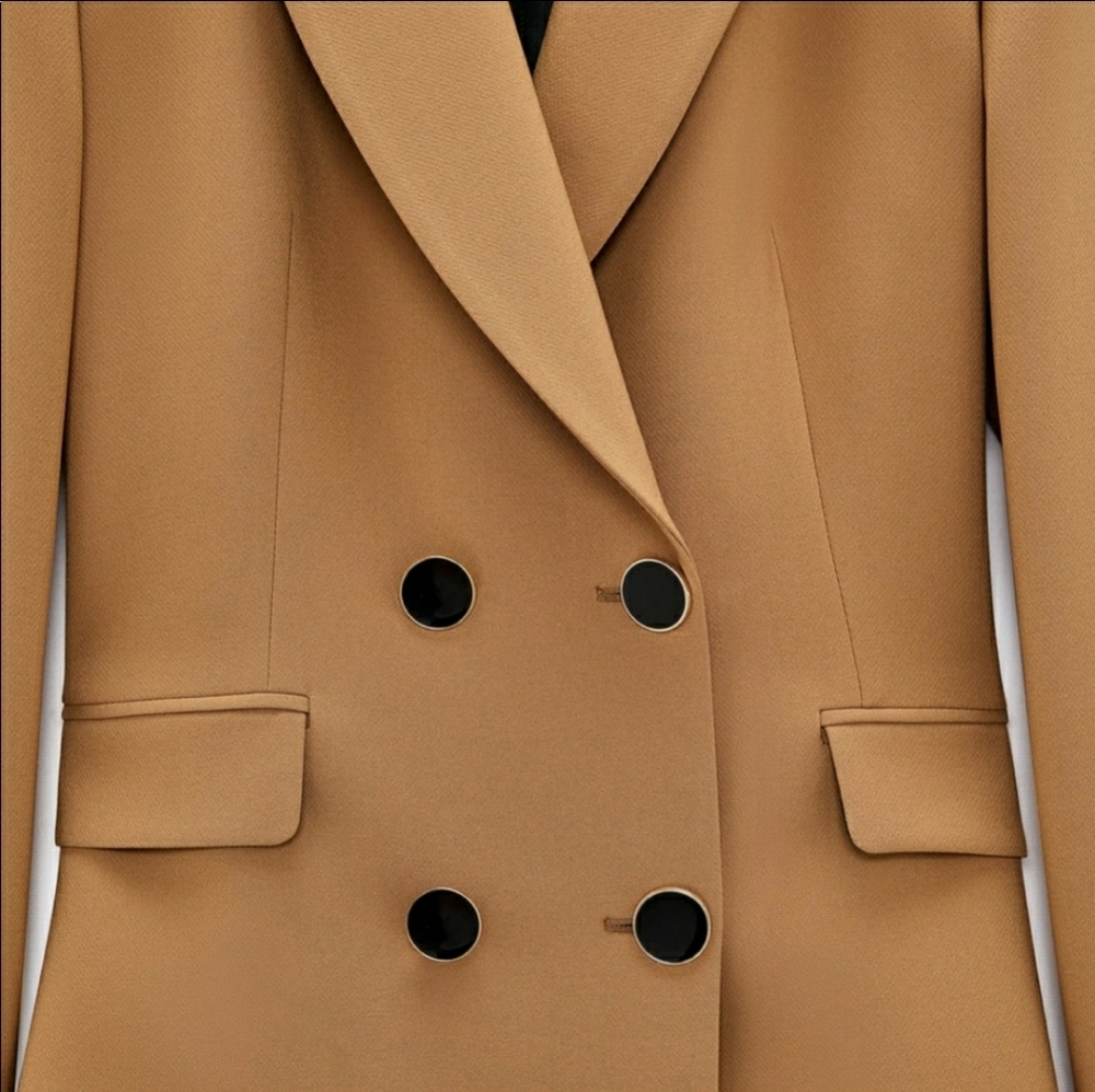 Zara double breasted coat - Picture 7 of 8